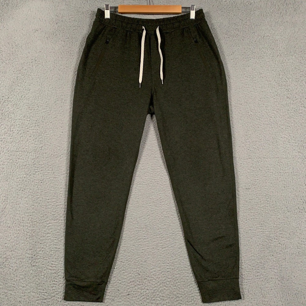 Vuori Ponto‎ Performance Jogger Mens Medium Green Heather Slim Fit Active Pants